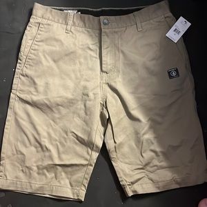 Volcom khaki shorts (brand new with tags)